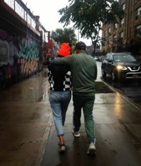 Reza Dahya with his girlfriend Parveen Kaur.